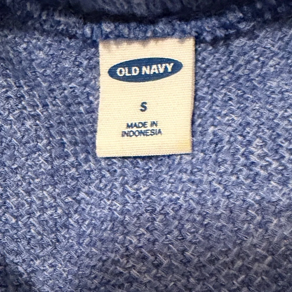 Old Navy Blue Knit Long Sleeve Sweater Small